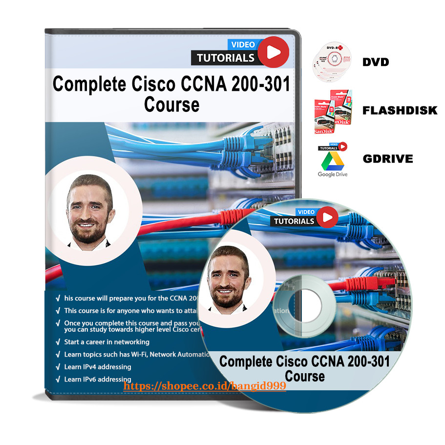 Jual Video Tutorial Complete Cisco Ccna 200-301 Course | Shopee Indonesia