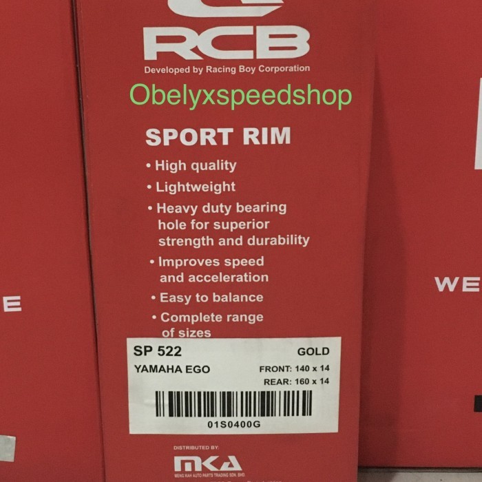 Jual VELG RCB SP522 PALANG5 MIO NOUVO RING14 | Shopee Indonesia
