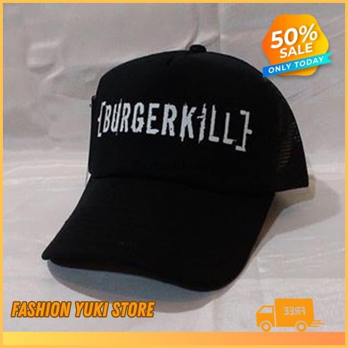 Jual TOPI TRUCKER JARING HAT CAP DISTRO BURGERKILL BURGER KILL GRUP ...