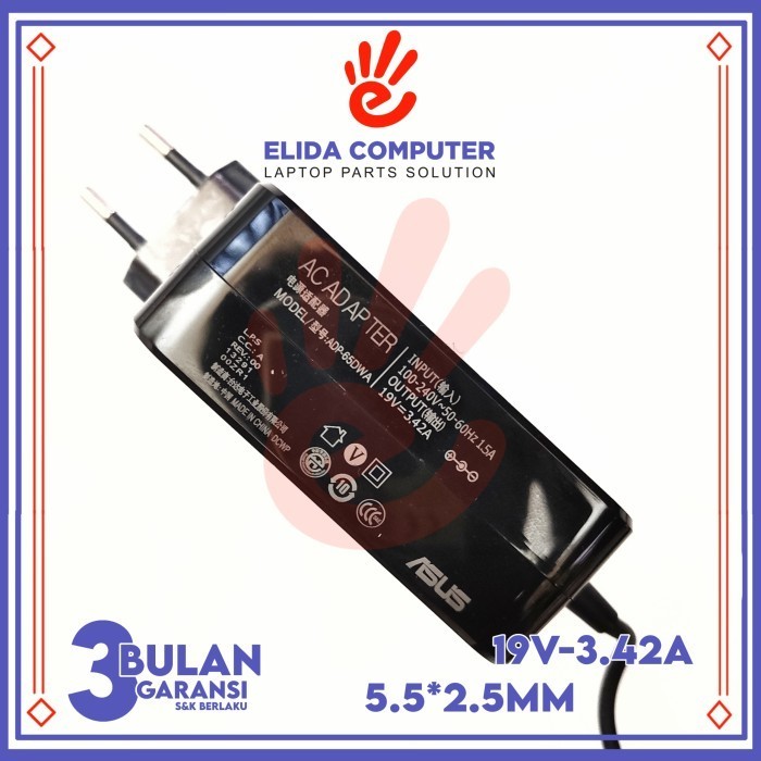 Jual Adaptor Charger Asus Adp-65Dw A Adp-65Dw C Adp-65Dw Z 19V 3.42A ...