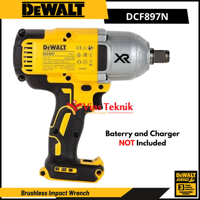 Jual Brushless Impact Wrench Dewalt Dcf897N 3/4