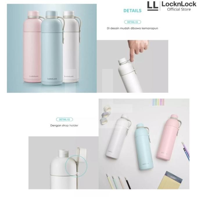 Jual LocknLock Belt Botol Air Minum 490ML - LHC4267 | Shopee Indonesia