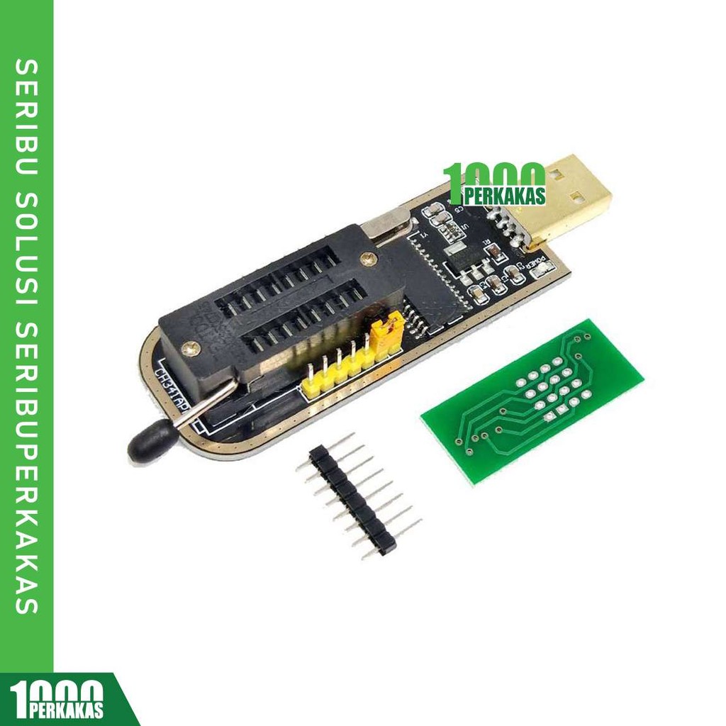 Jual 1P Flash EEPROM Bios CH341A / USB Programmer / Series 24 25 CH341 ...