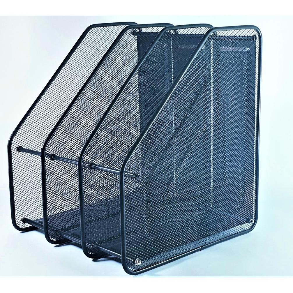 Jual RUBYSU BOX FILE BESI 3 SUSUN SEKAT KOTAK MAGAZINE TIER HOLDER BOKS ...