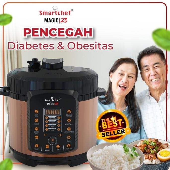 Jual Smart Chef Rice Cooker Low Carbo Pressure Slow Cooker (Triple ...