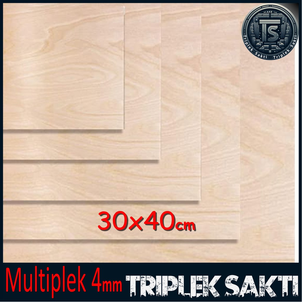 Jual Multiplek Triplek 4mm 30x40 cm ( 4 mm | 30x40cm | 40x30cm | 40x30 ...