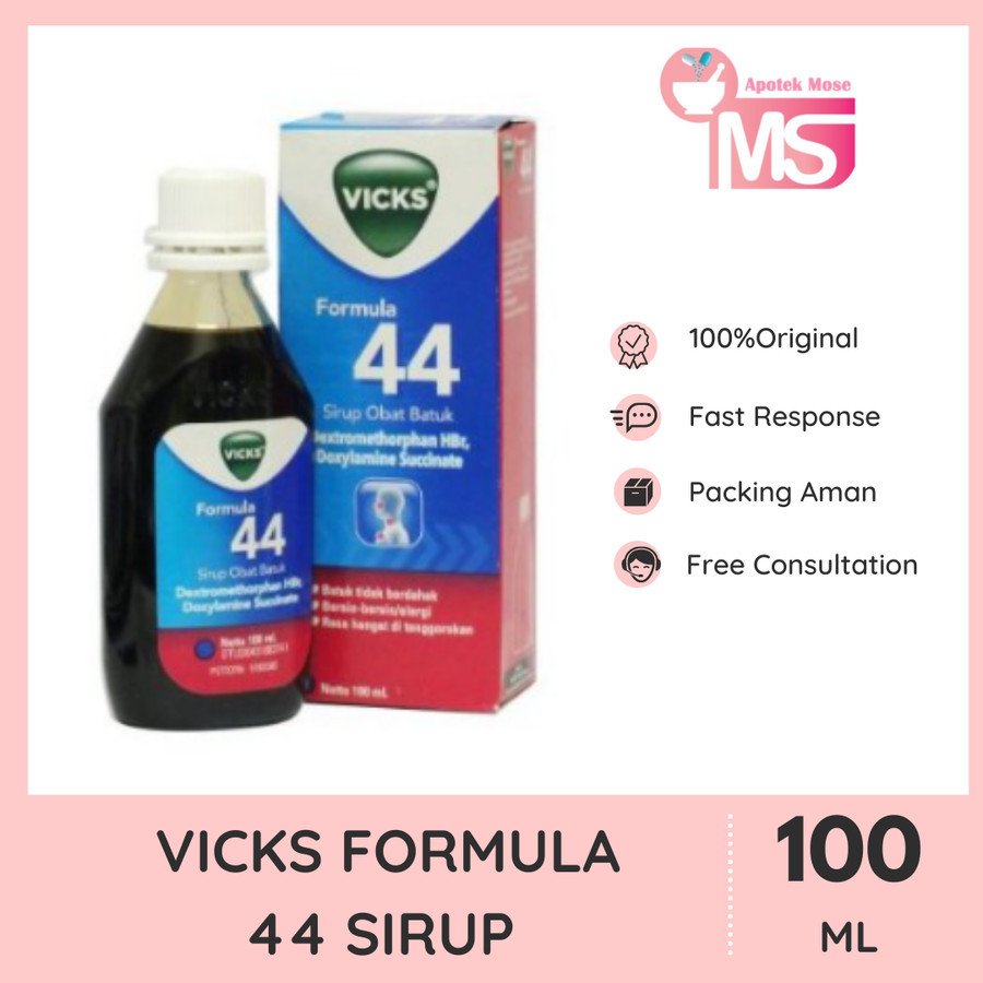 Jual VICKS FORMULA 44 SIRUP 100 ML | Shopee Indonesia