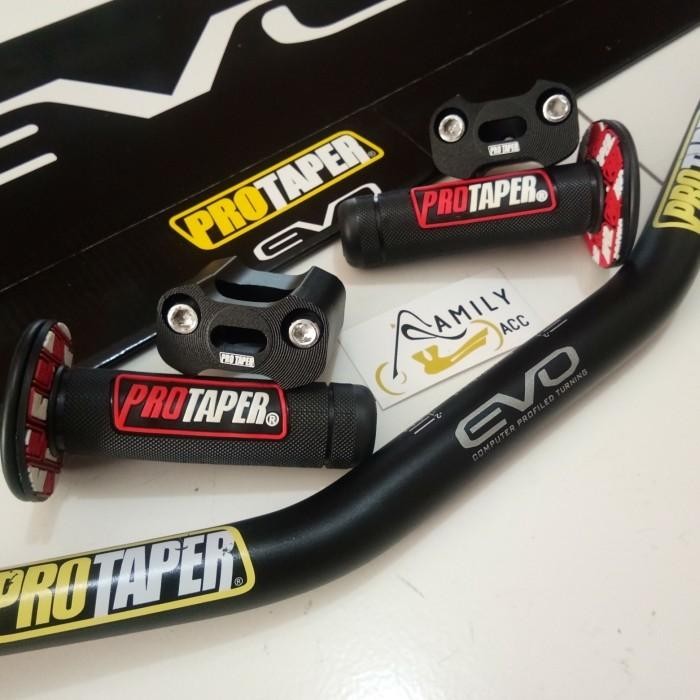 Jual JUAL MURAH! Stang Fatbar Protaper Evo Type Low + Raiser Protaper ...