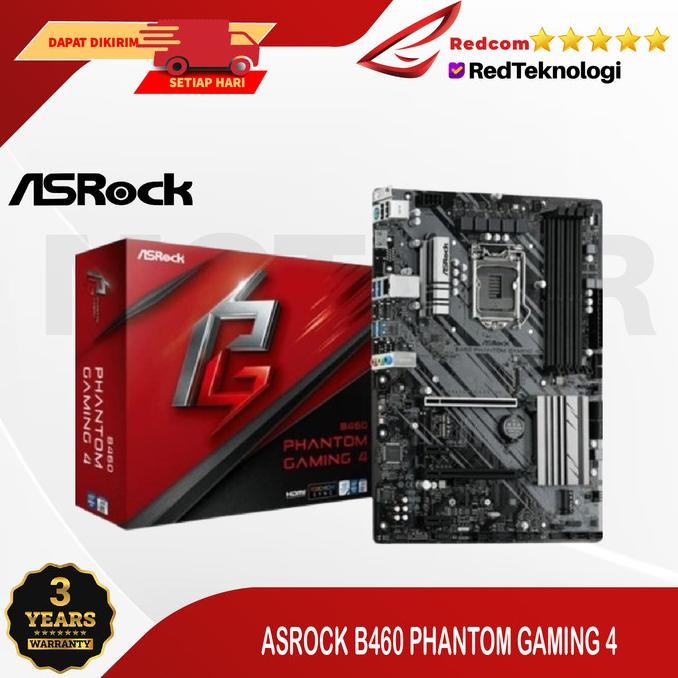 Jual Asrock B460 Phantom Gaming 4 Baru!! | Shopee Indonesia