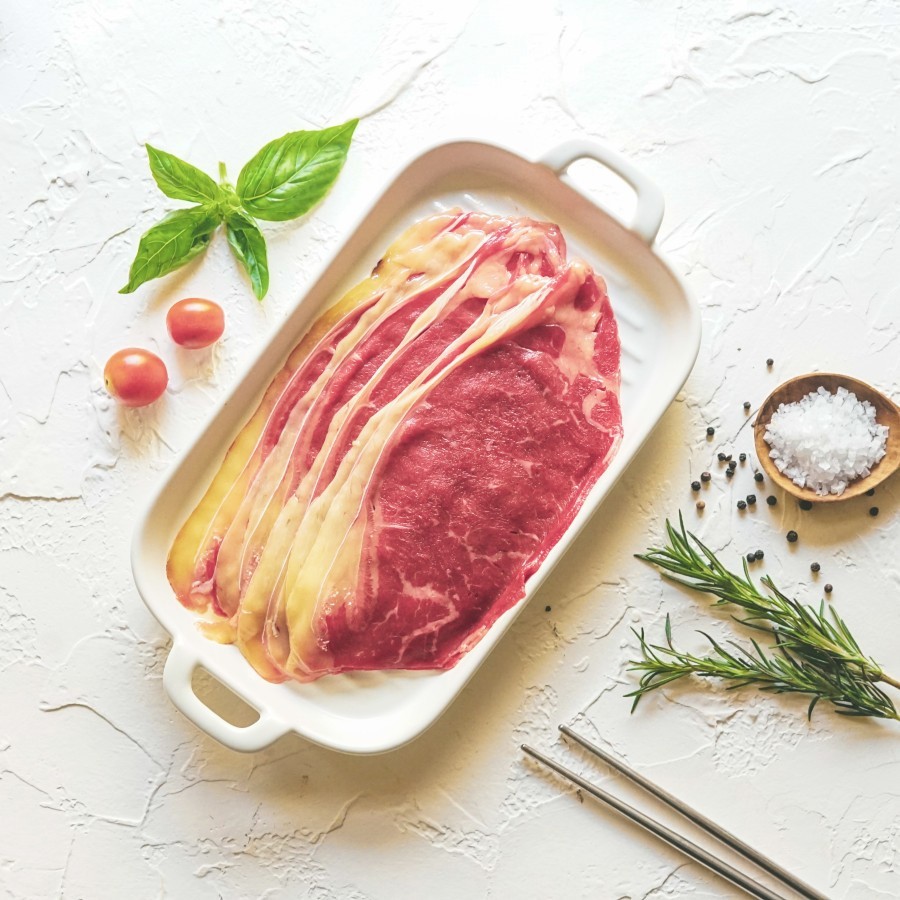 Jual Grass Fed Beef PS Striploin Slice (500g) Daging Slice PREMIUM ...