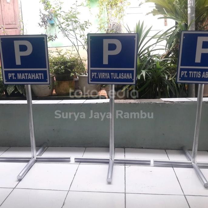 Jual Rambu Parkir Custom Dan Tiang Movable | Shopee Indonesia