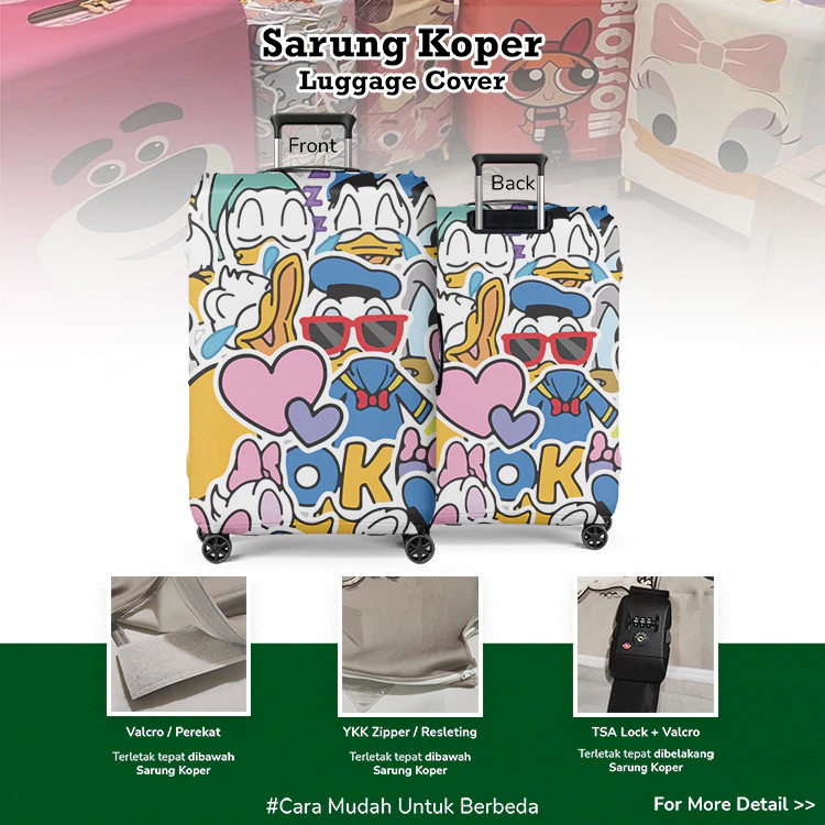 Disney Donald Duck 08 - Sarung Koper / Luggage Cover