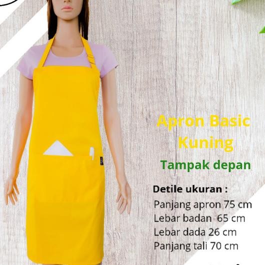 Jual Apron Kuning Polos | Shopee Indonesia