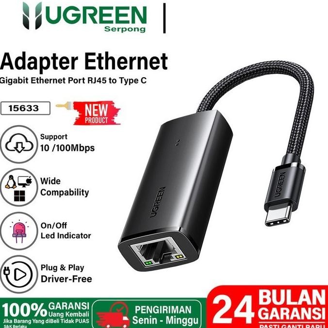 Type C To Gigabit PoE Ethernet Adapter 1000Mbps RJ45 Converters For Networking | UK