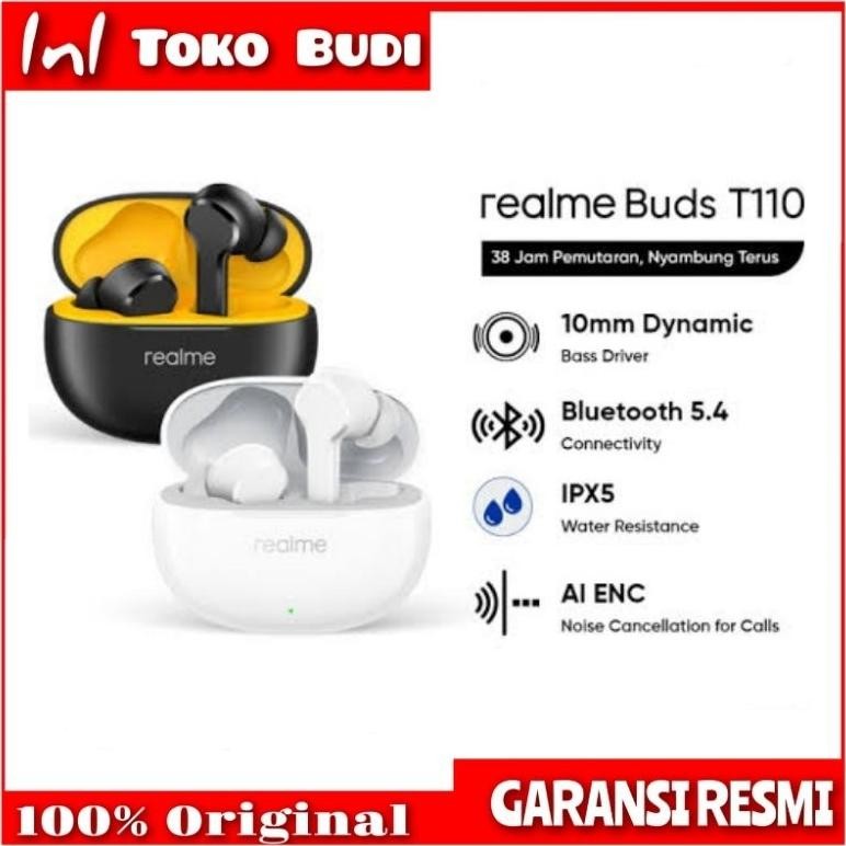 Jual UFO2025 Realme Buds ( T01 / T110 / T300 ) Original Garansi Resmi