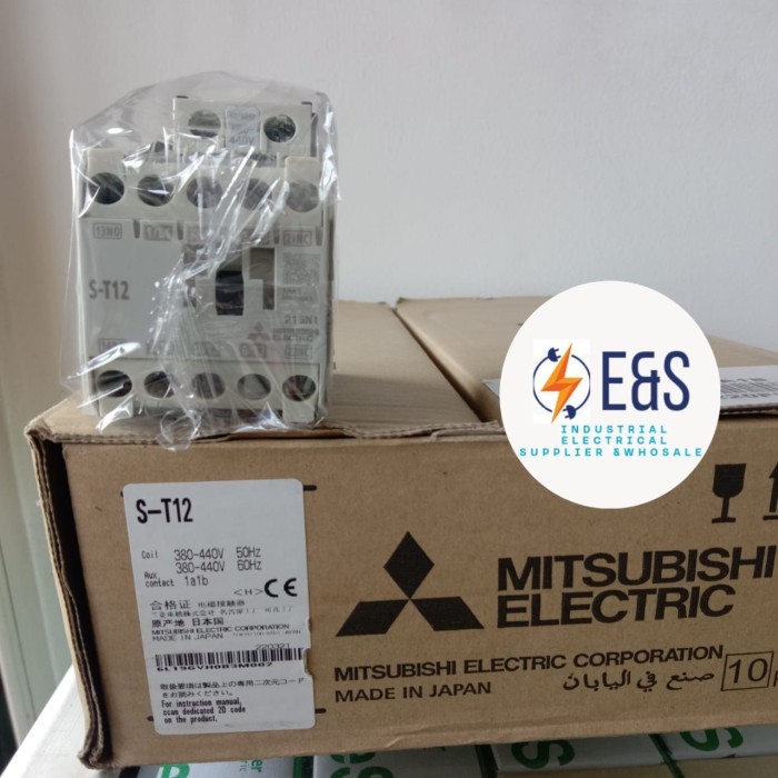 Jual Promo!! Kontaktor / Contactor Mitsubishi S-T12 3Pole 110V 220V ...