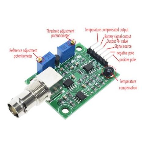 Jual Board Modul Ph Meter Sensor For Arduino ( Sensor + Board ...