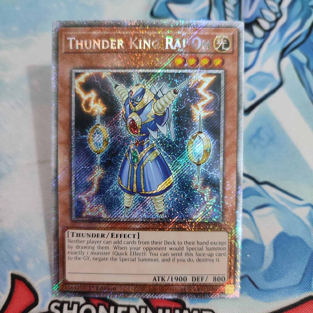 Jual yugioh thunder king rai oh RA03 platinum secret rare original ...