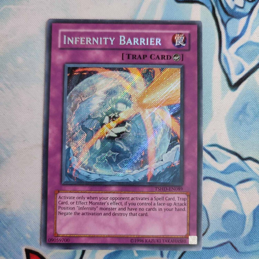 YU-GI-OH! Infernity Barrier (TSHD-EN089) – Secret Rare 1st Edition – Mächtige Fallenkarte Für Dein Deck