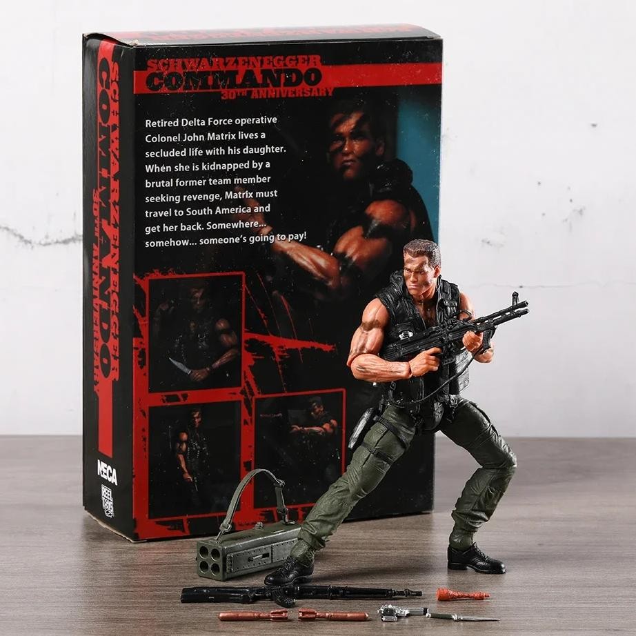 Jual neca arnold schwarzenegger commando matrix 30th anniversary ...