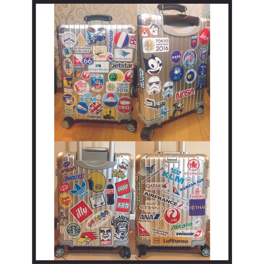Jual Produk Ready sticker koper rimowa design4 | Shopee Indonesia