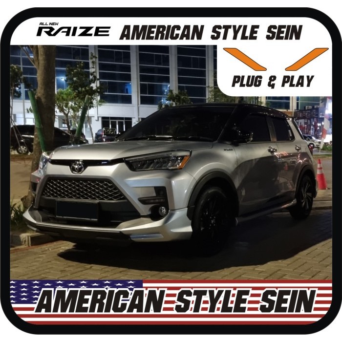 Jual Toyota Raize Custom Light Sticker Set Depan Belakang | Shopee ...