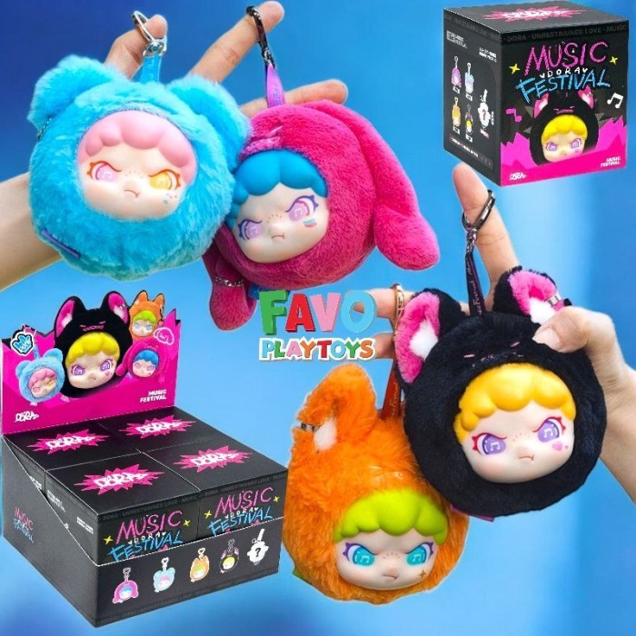 Jual TNT SPACE x DORA Music Festival Series Vinyl Plush Pendant Dolls ...