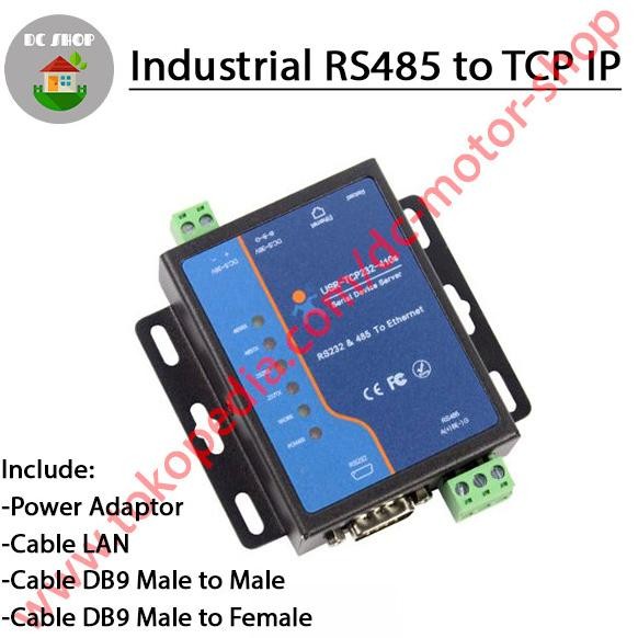 Jual RS232 RS485 to TCP IP Serial Ethernet to Modbus gateway Converter ...