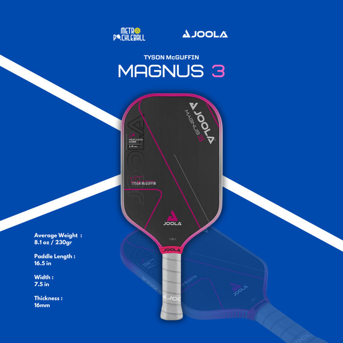 Jual Joola Tyson McGuffin Magnus 3 16mm Pickleball Paddle ( Raket ...