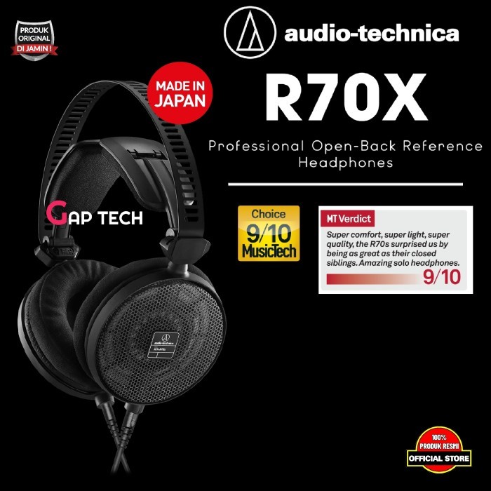Jual Audio Technica ATH R70X Professional Open Back Reference Headphone ...