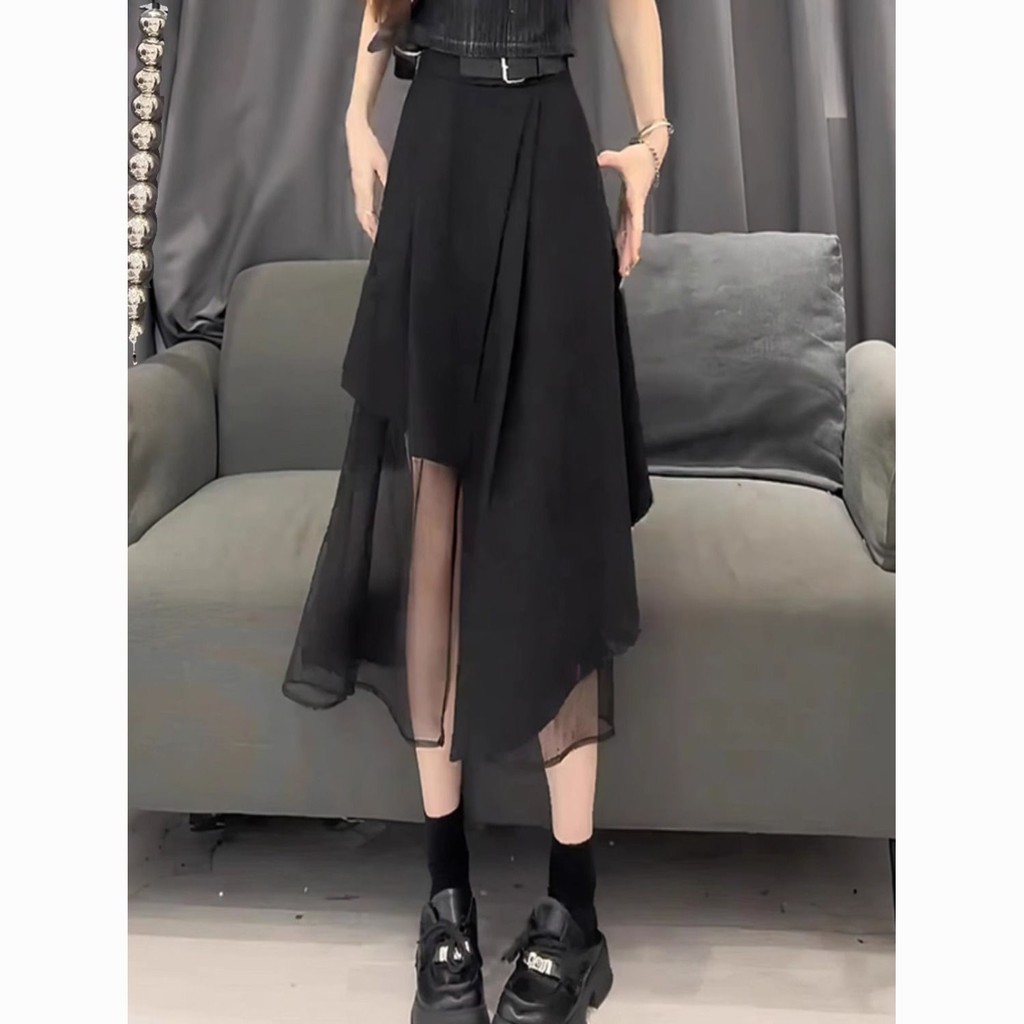 Jual Rok Midi Wanita Kelas Atas, Elegan, Mode Baru Desain Jahitan Rok ...