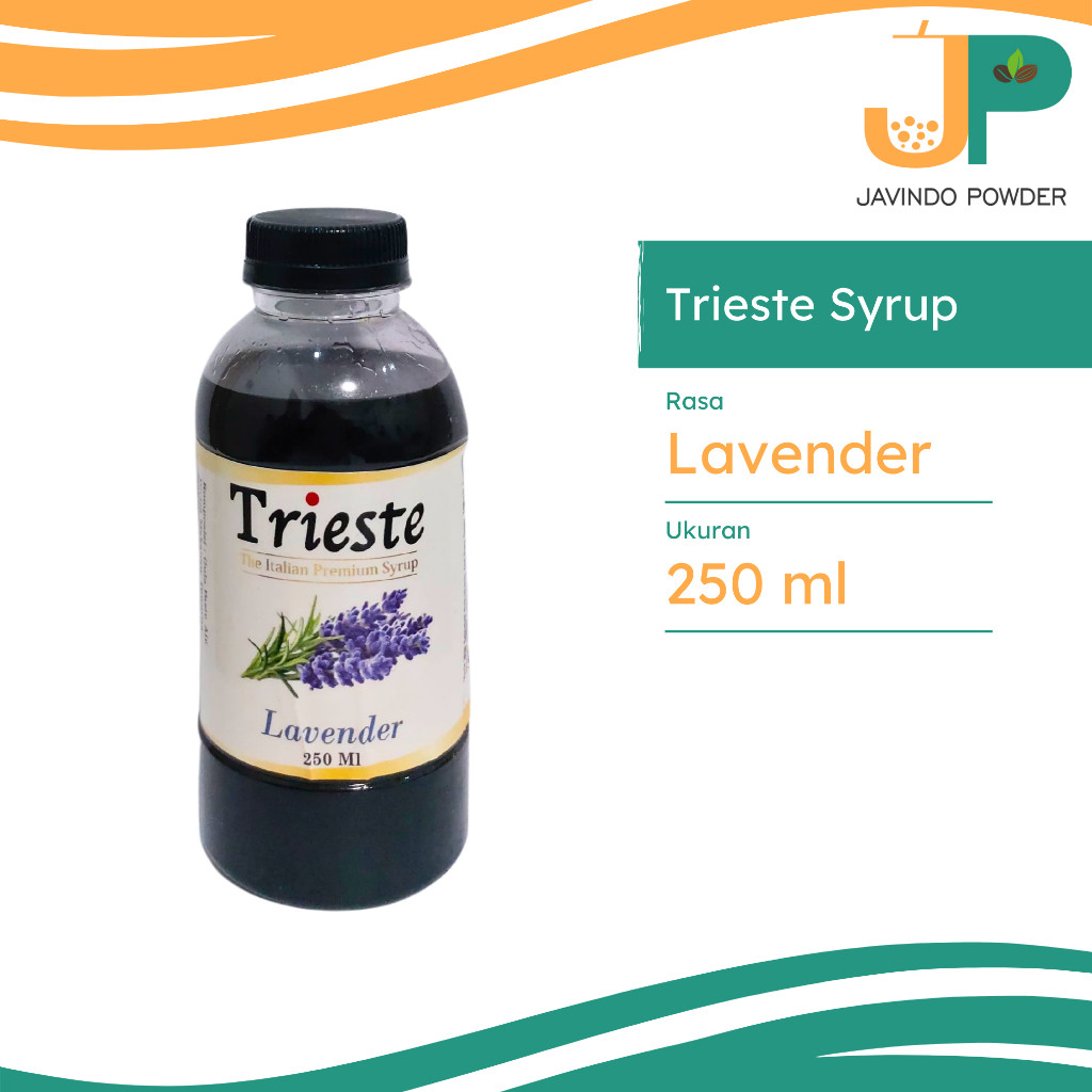 Jual TRIESTE Syrup / Sirup Lavender 250 Ml | Shopee Indonesia