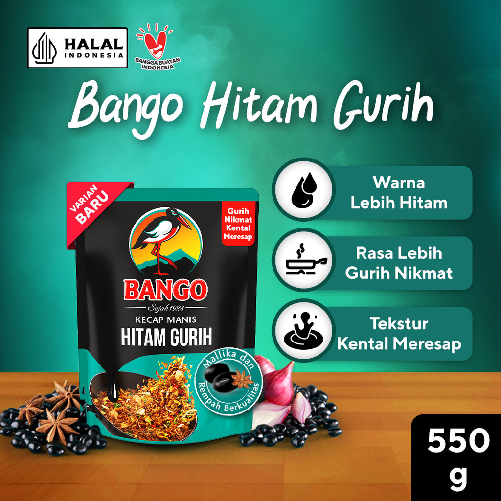 Jual BANGO HITAM GURIH 550G | KECAP MANIS HITAM GURIH TRIPLEPACK ...