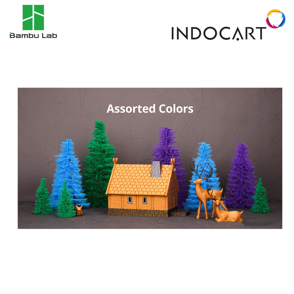 Jual IndoCart 3D Printer Filament Refill BambuLab PLA Basic Easy To ...
