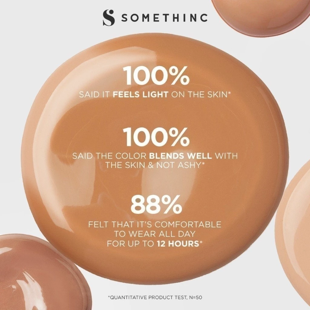 SOMETHINC Copy Paste Tinted Sunscreen SPF 40 PA++++ dan Skin Tint untuk Perlindungan Kulit
