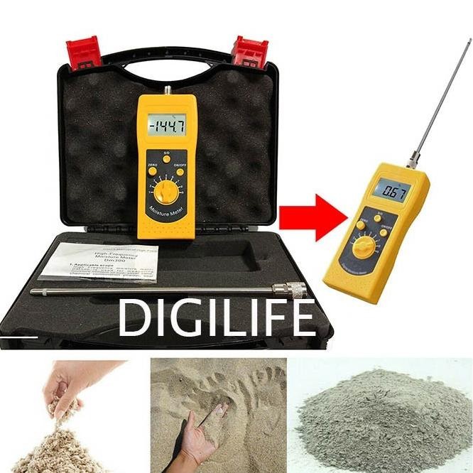 Jual Ceramic Powder Sand Soil Moisture Meter DM300F Keramik Tanah Pa ...