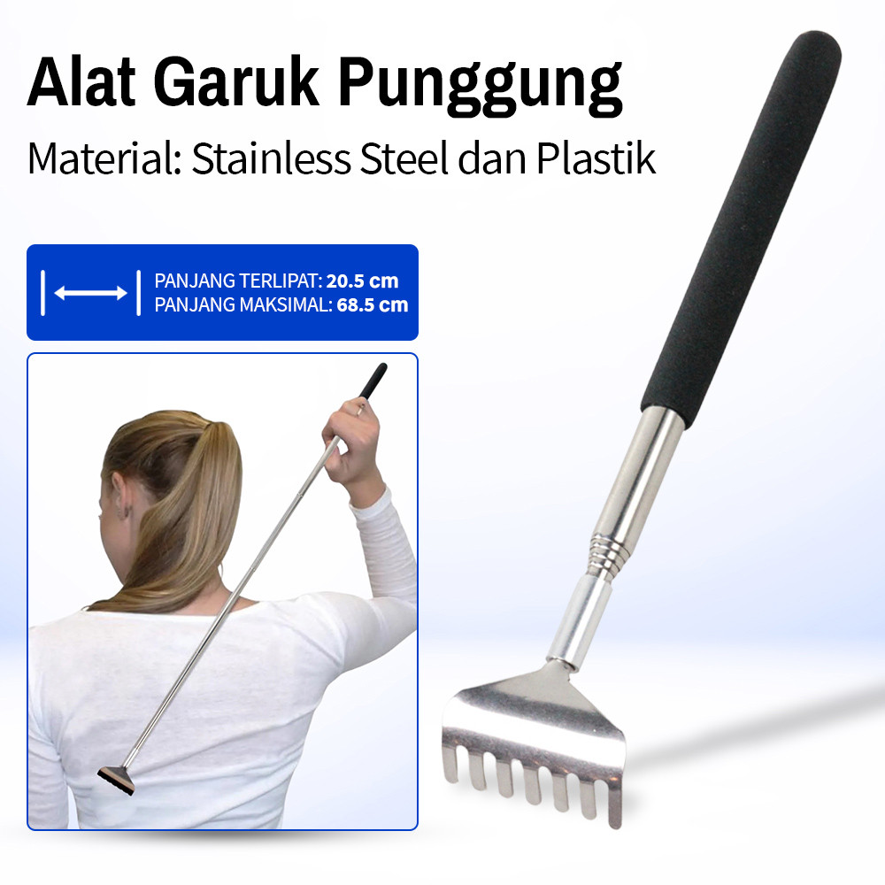 Jual UOYOTT Alat Garuk Punggung Rake Scratcher Stainless Steel - UOS01 ...