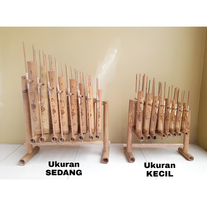 Jual Maca Angklung 1 Set Oktaf Mini Untuk Anak Tk/ Sd Musik Tradisional ...