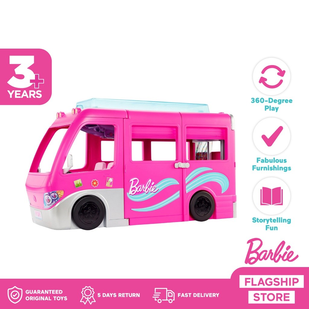 Barbie Camping Car Barbie Camper Pop Out Jual Barbie
