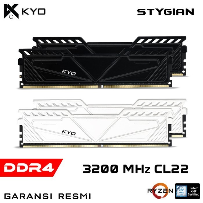 Jual Memory KYO STYGIAN DDR4 PC25600 3200Mhz 16GB 2x8GB Ram Dual ...