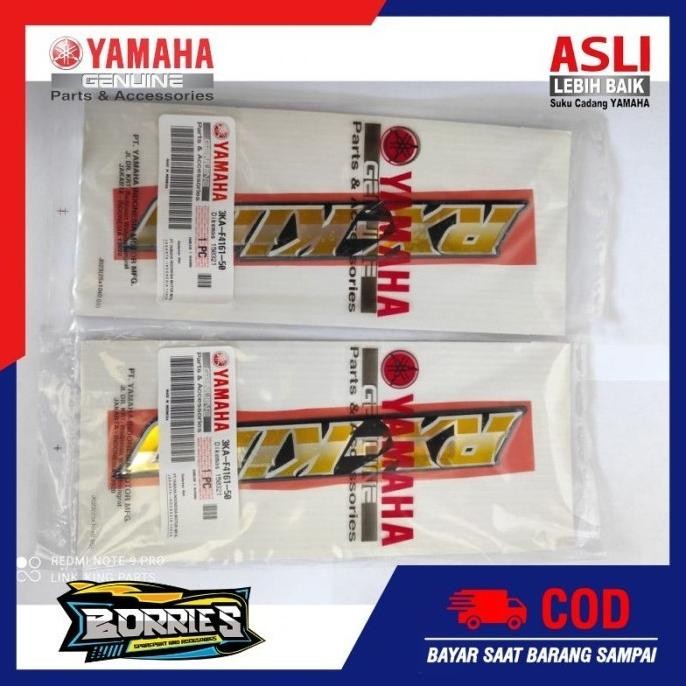 Jual Bess Seller Emblem Tangki Cover Dop Box Aki Kuning Original Yamaha ...