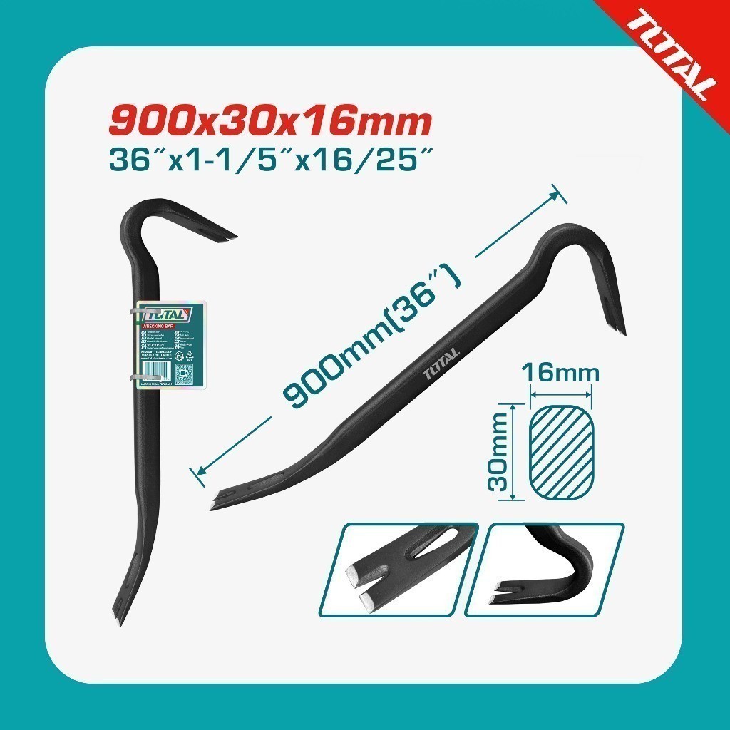 Jual TOTAL Linggis/Crowbar THT431362 | Shopee Indonesia