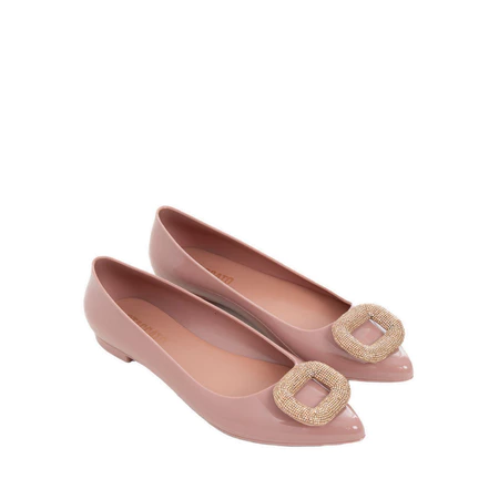 Flats Jelly Nude