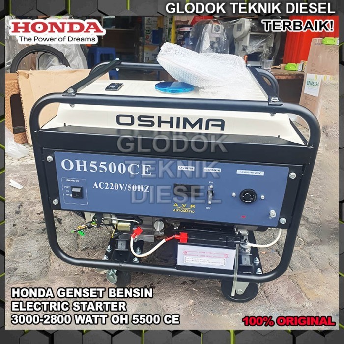 Jual Honda Genset Generator Bensin 3000 2800 Watt Oh 5500 Ce Oh5500Ce ...