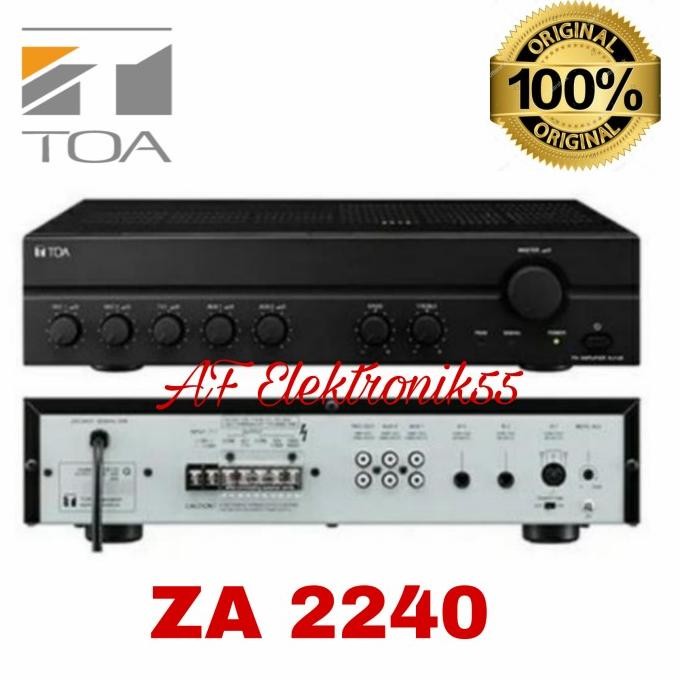 Jual Langsung Order Toa Za 2240 Amplifier 100% Original Mixer Power 240 ...