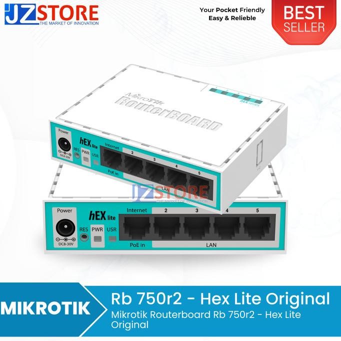 Jual Mikrotik Routerboard Rb 750r2 - Hex Lite Original | Shopee Indonesia
