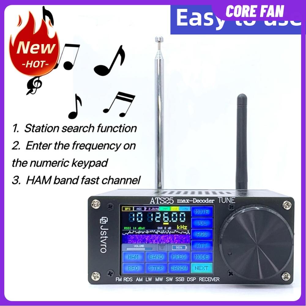 Jual SI4732 ATS-25 Max-Decoder Full Band Radio Reiver Version | Shopee ...