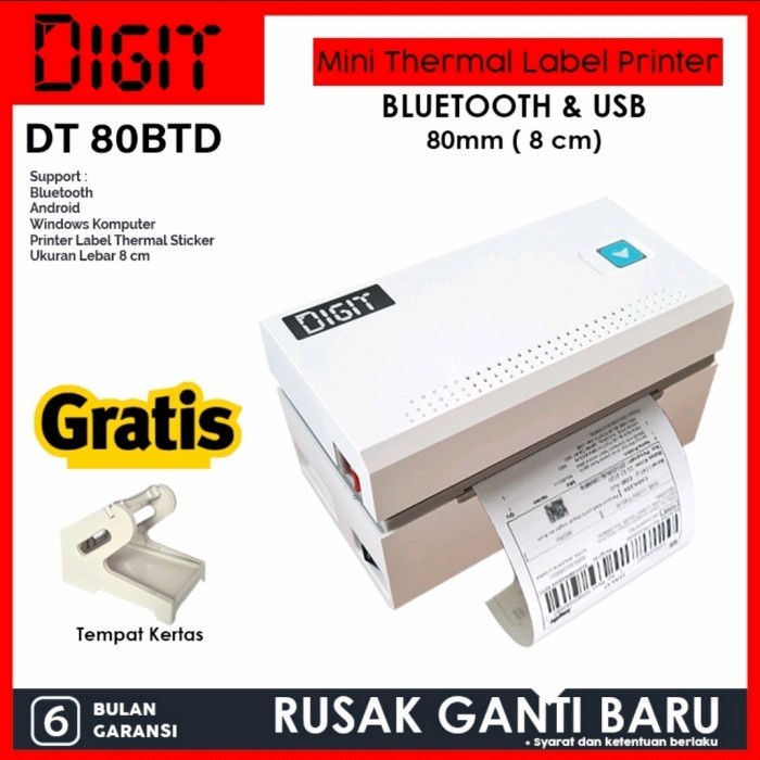 Jual PRINTER LABEL REDI PENGIRIMAN 80MM LABEL HARGA LABEL PRODUK DT ...