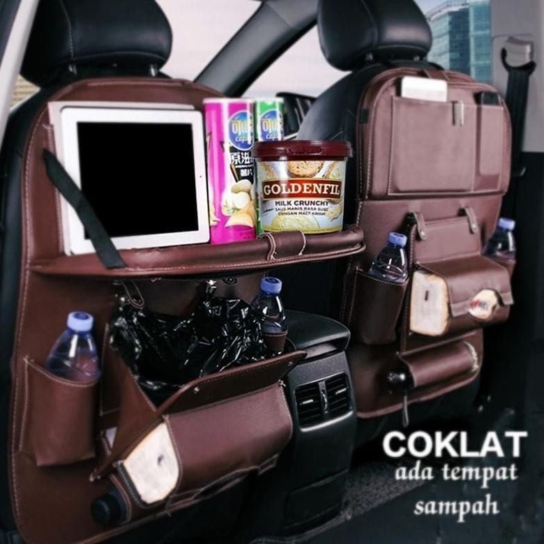 Jual Dgh-43 Aksesoris Interior Mobil Car Seat Organizer Plus Meja Lipat ...