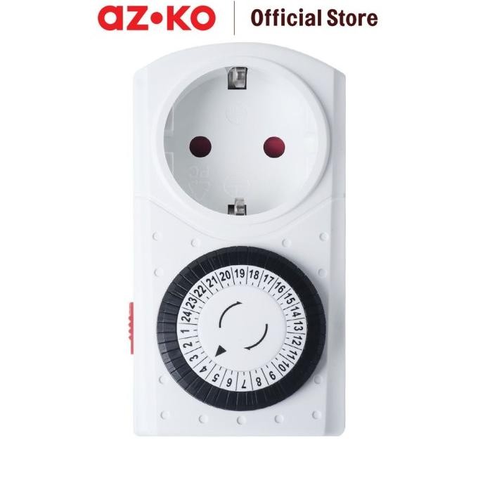 Jual Sale Azko Gao Stop Kontak Timer Mekanik 15Gd | Shopee Indonesia